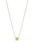 Shihara 18kt yellow gold Cube 01 necklace