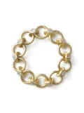 Shihara 18kt yellow gold Link 02 diamond ring