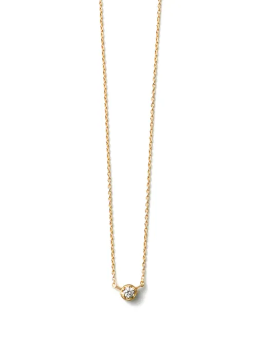 Collier One Stone en 18ct pavé de diamants - Shihara - Modalova