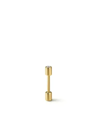 Shihara Twist Pin 01 ダイヤモンド ピアス 18Kイエローゴールド