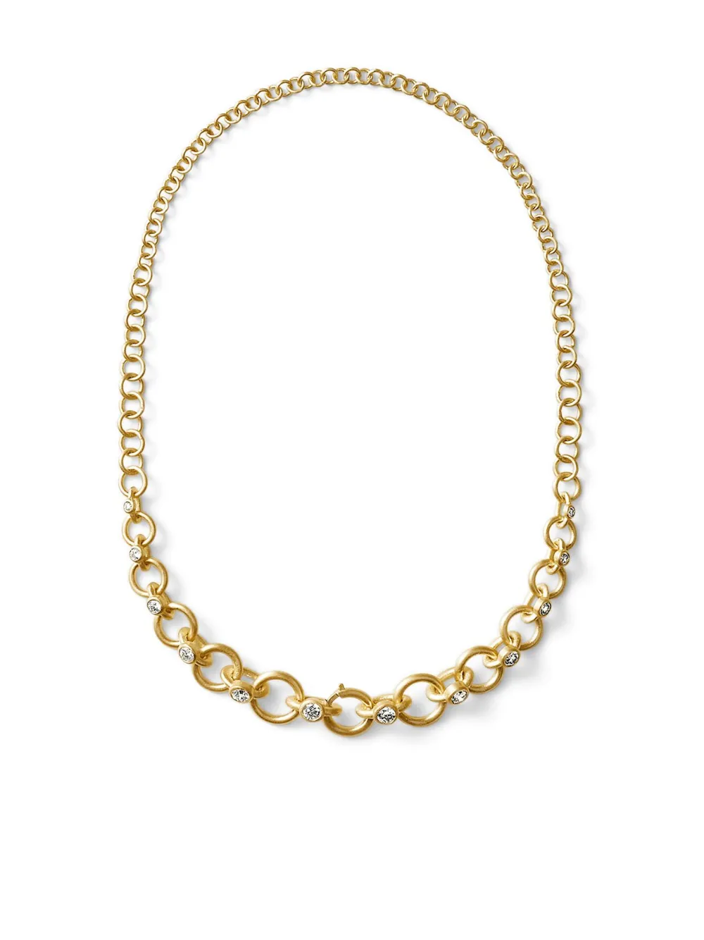 Shihara 18kt Yellow Gold Link 01 Diamond Bracelet In Gold