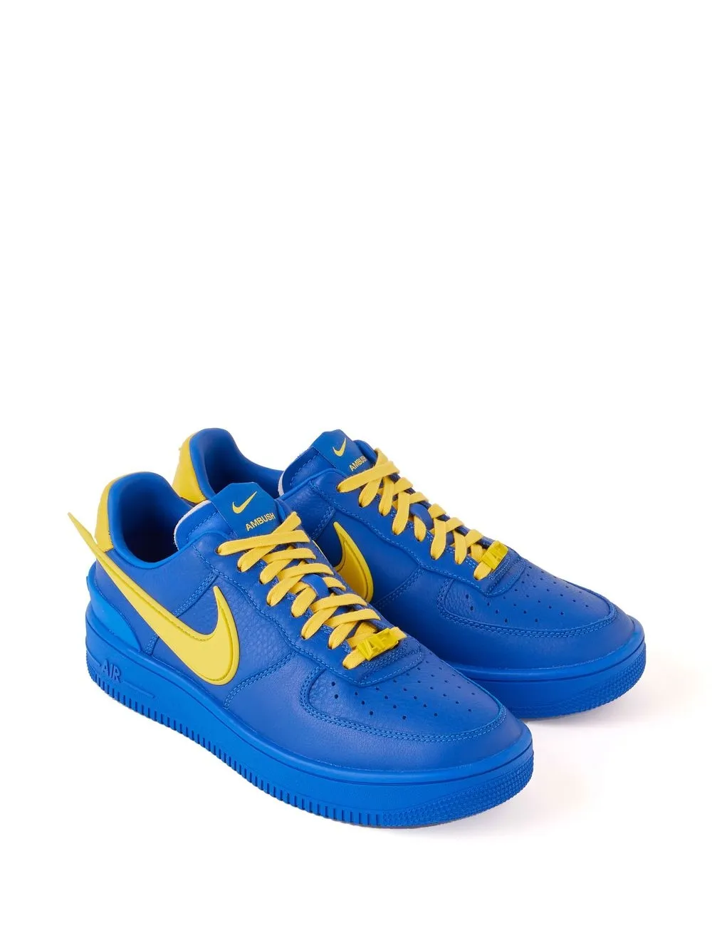 Royal blue and yellow air 2024 force ones