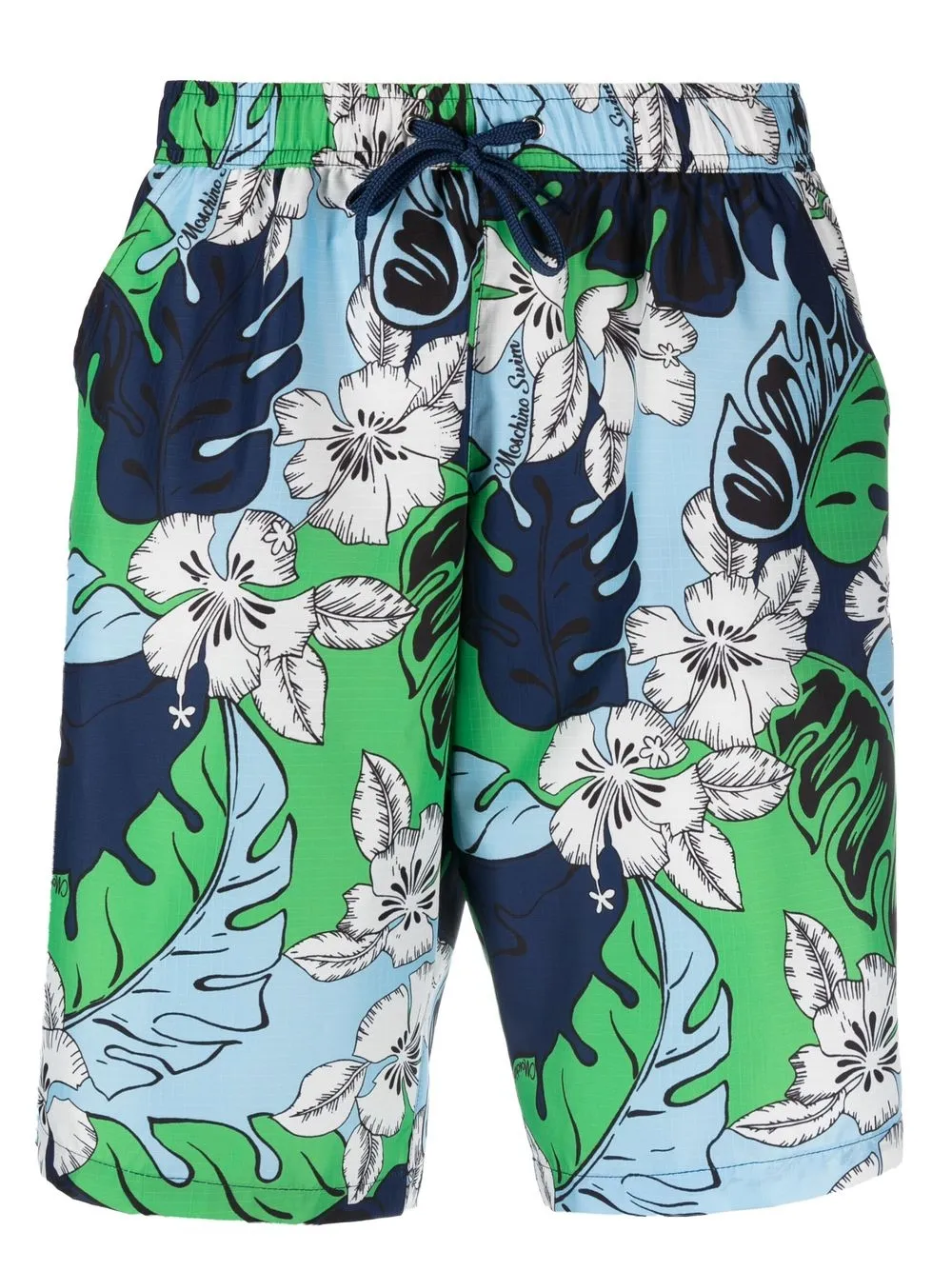 

Moschino floral-print swim shorts - Blue