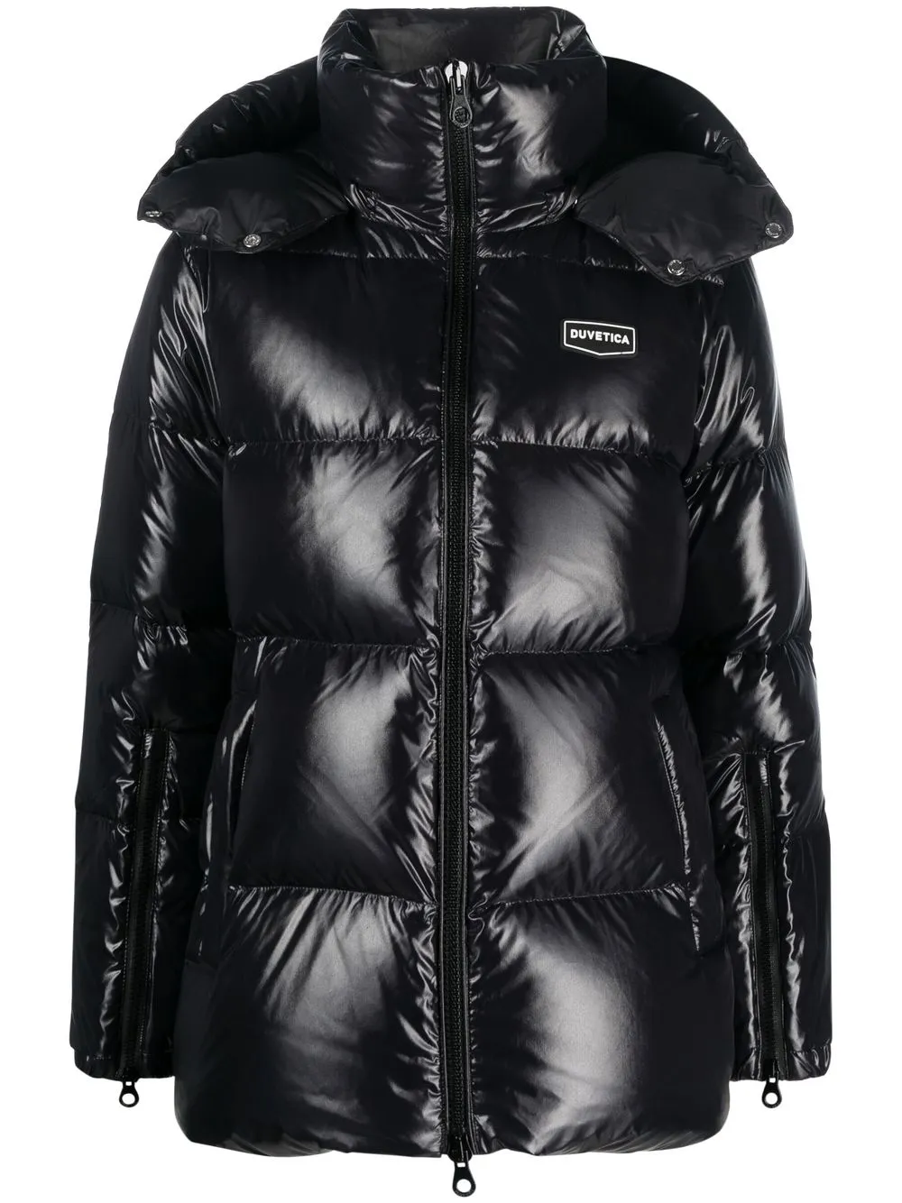 

Duvetica belted puffer jacket - Black