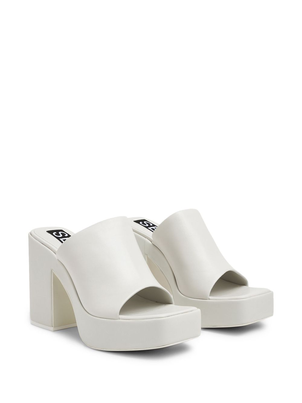 Senso Yael 110mm leather mules - Wit