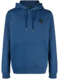 J.Lindeberg Throw logo-patch drawstring hoodie - Blue