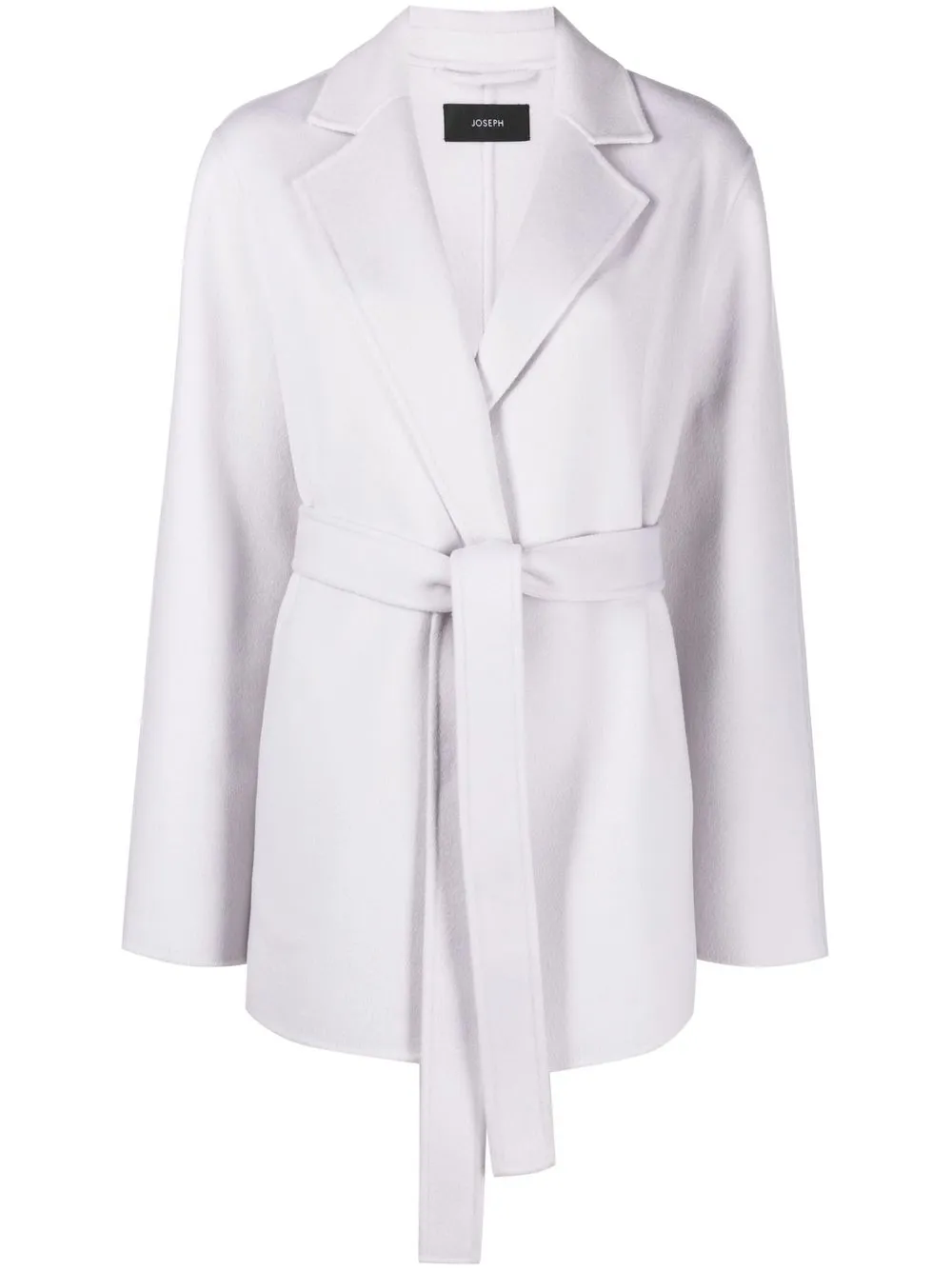 

JOSEPH belted short coat - White