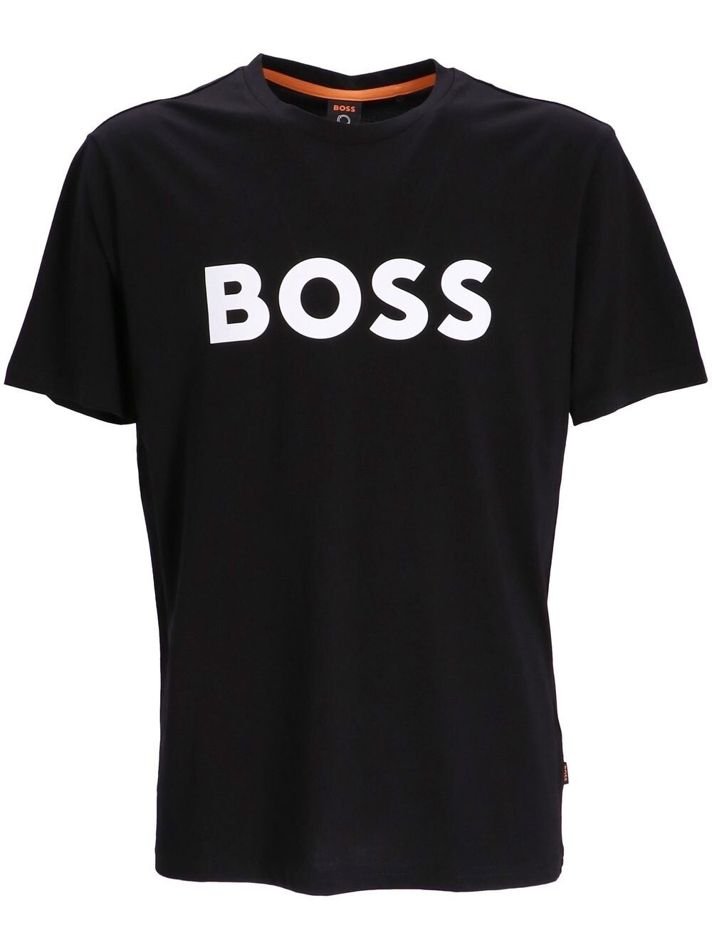 Shop Hugo Boss Logo-print Detail T-shirt In Black