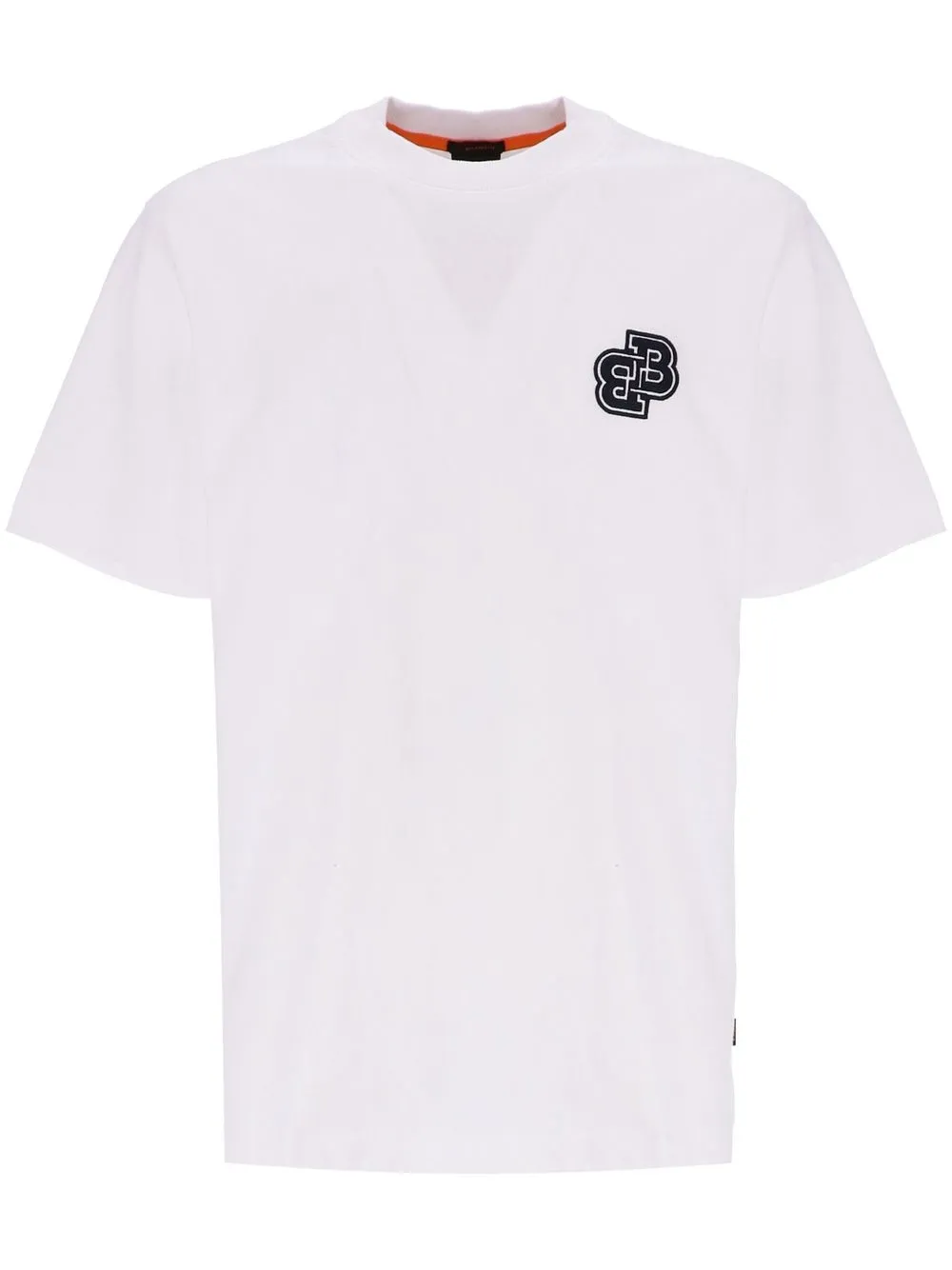 

BOSS logo print short-sleeved T-shirt - White