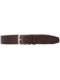 BOSS grained leather belt - Brown