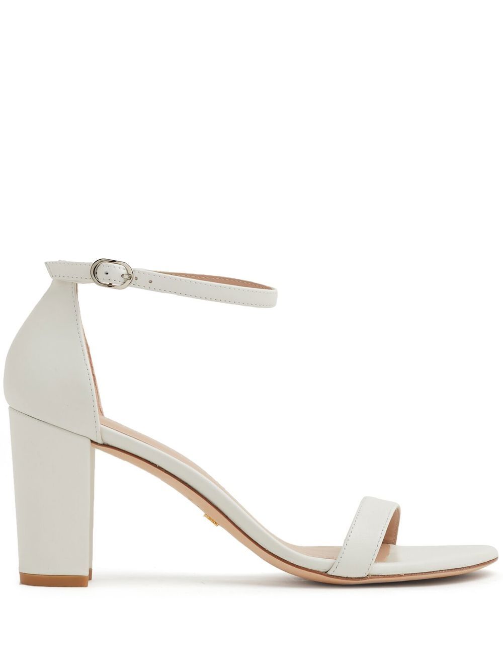 

Stuart Weitzman 80mm buckled ankle-strap sandals - White