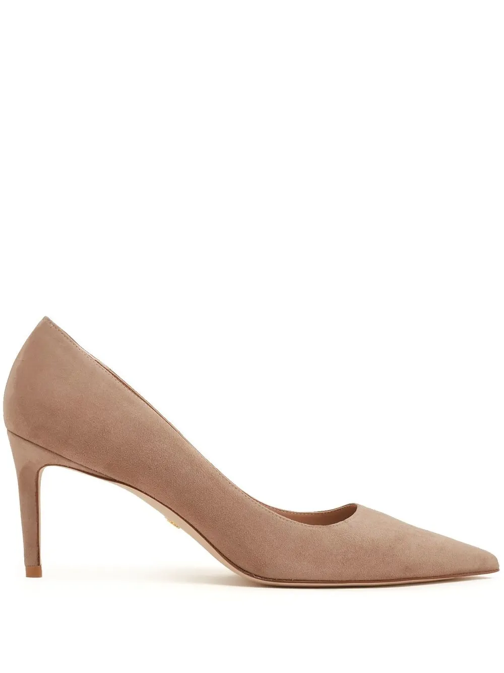 

Stuart Weitzman 75mm pointed-toe pumps - Brown