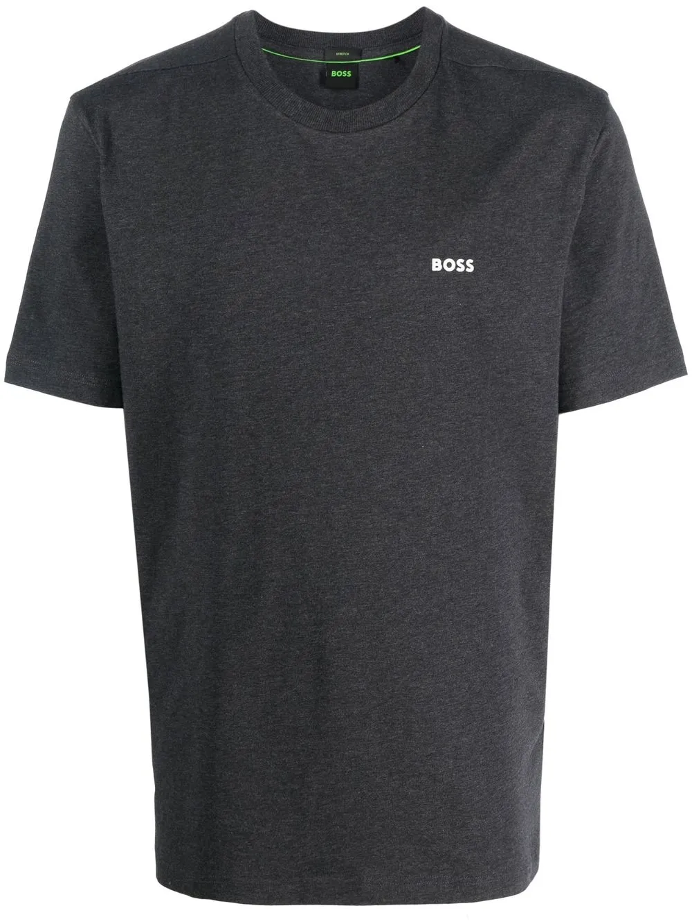 

BOSS logo print cotton T-Shirt - Grey