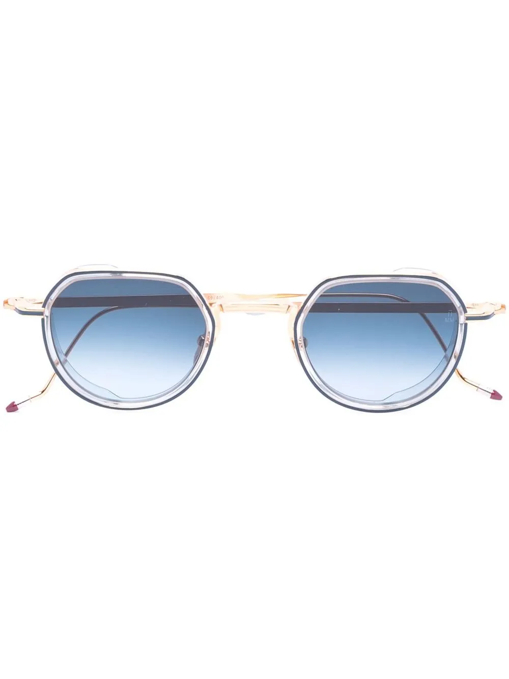 

Jacques Marie Mage Dixon round-frame sunglasses - Blue