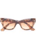 Jacques Marie Mage All These Nights cat-eye sunglasses - Brown