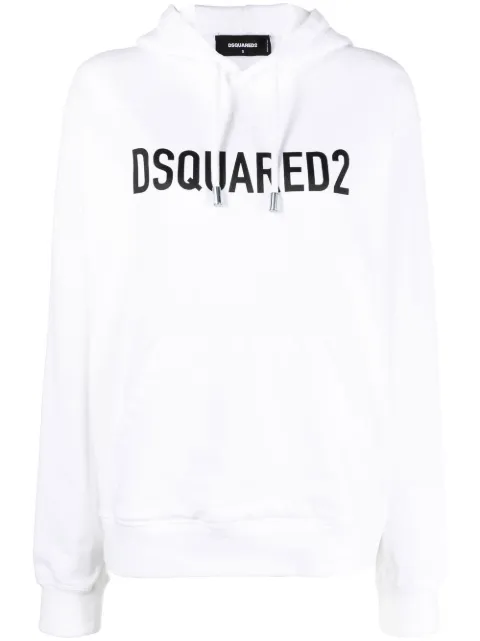 DSQUARED2 logo-print cotton hoodie Women