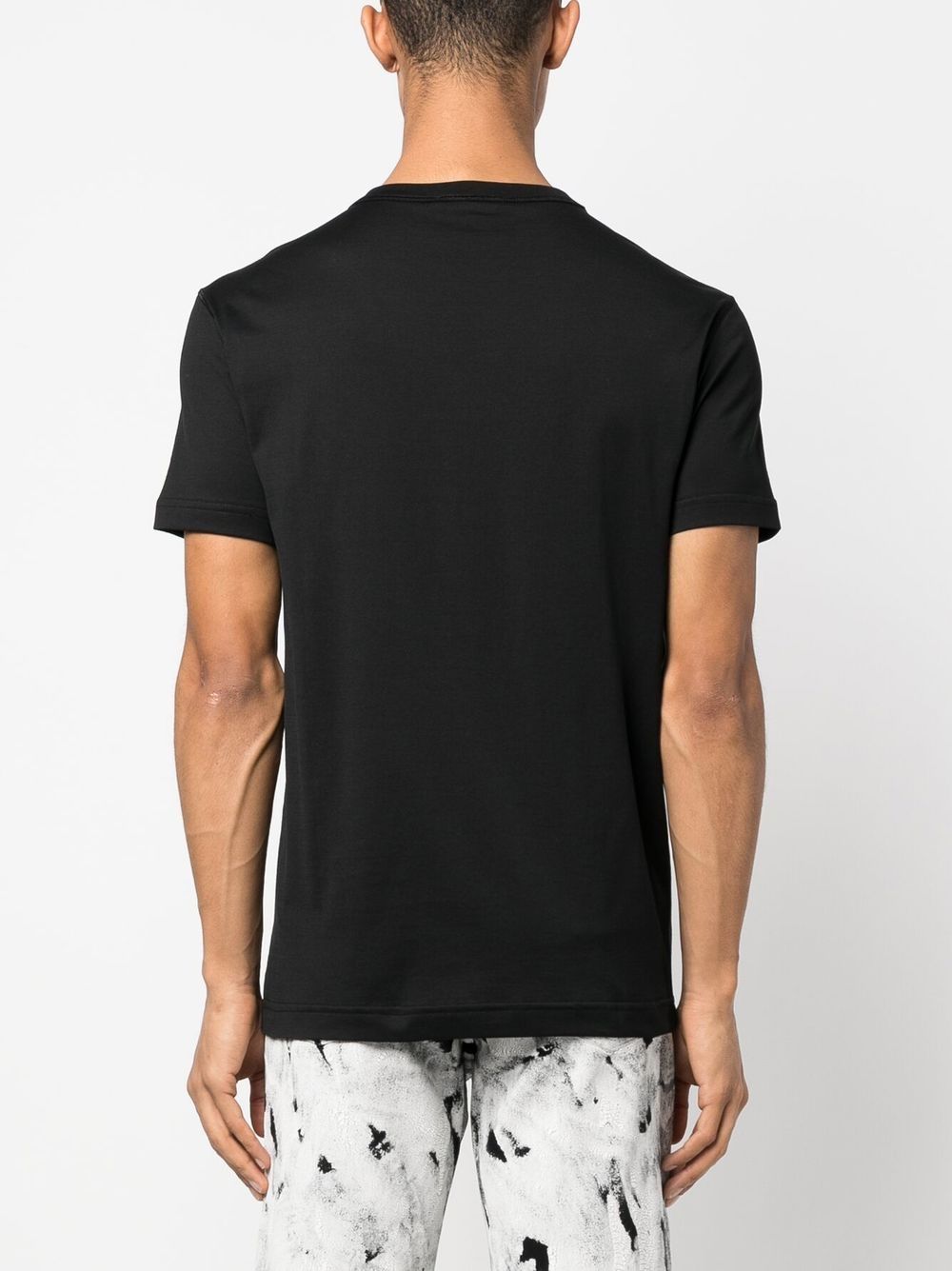 Shop Dolce & Gabbana Dg Essentials V-neck T-shirt In Black