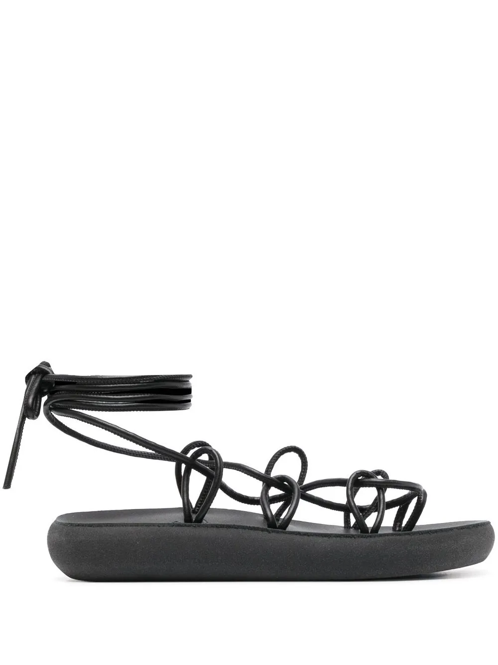 

Ancient Greek Sandals sandalias Nisi - Negro