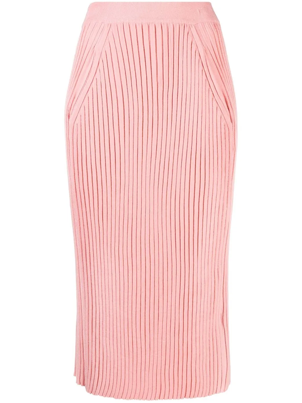 

Christian Wijnants ribbed pencil skirt - Pink