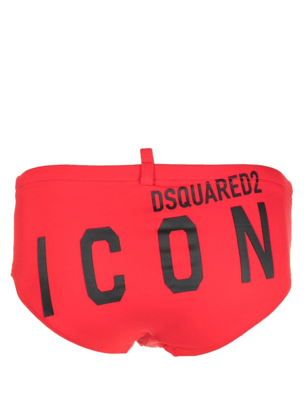 Dsquared2 Zwembroek met logoprint - Rood