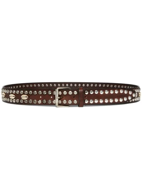 DSQUARED2 stud detailing leather belt Men