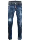 DSQUARED2 slim-cut studded jeans - Blue
