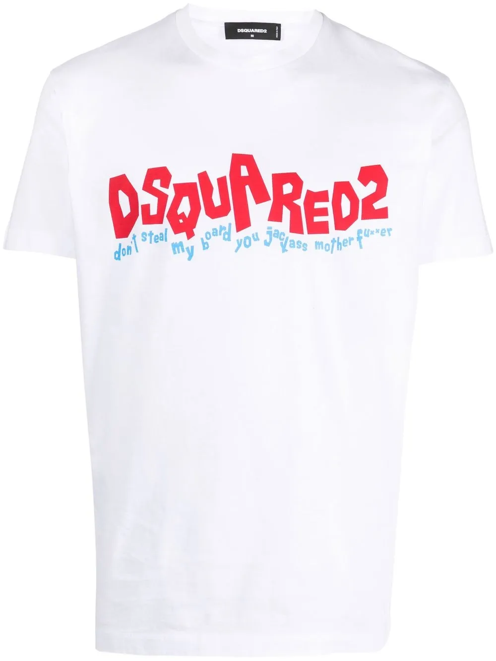 Dsquared2 Graphic Print T-shirt In White
