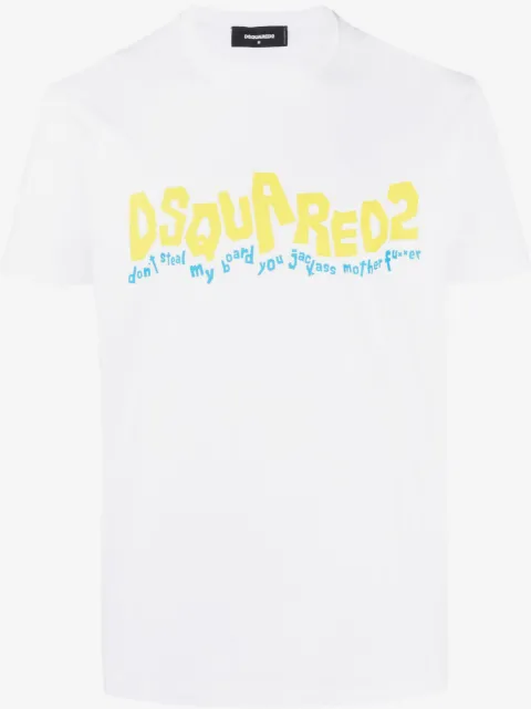 DSQUARED2 playera con estampado gráfico