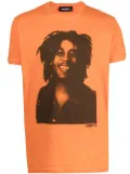 DSQUARED2 Bob Marley quote t-shirt - Orange