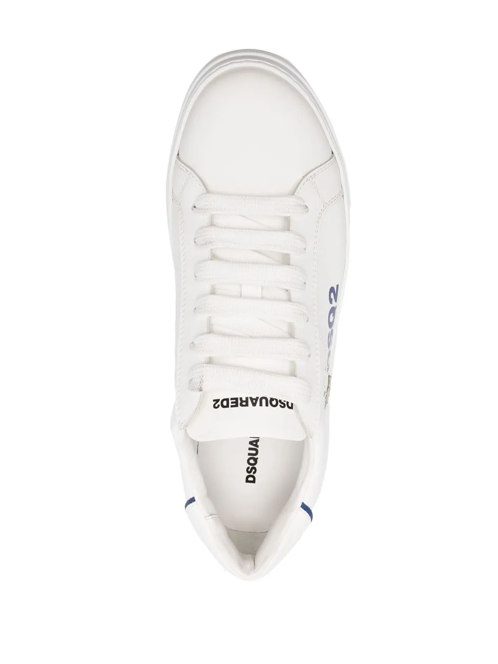 Shop Dsquared2 Bumper Logo-print Sneakers In White