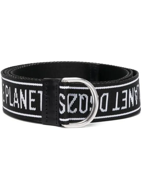 Dsquared2 cinturón con logo estampado