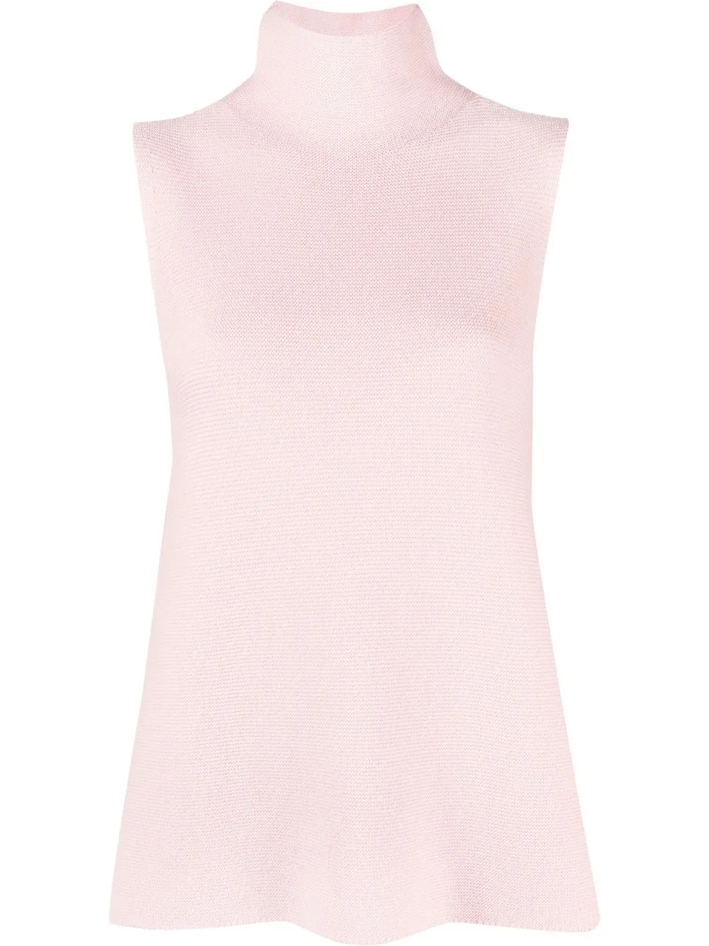 

Christian Wijnants high-neck merino wool top - Pink