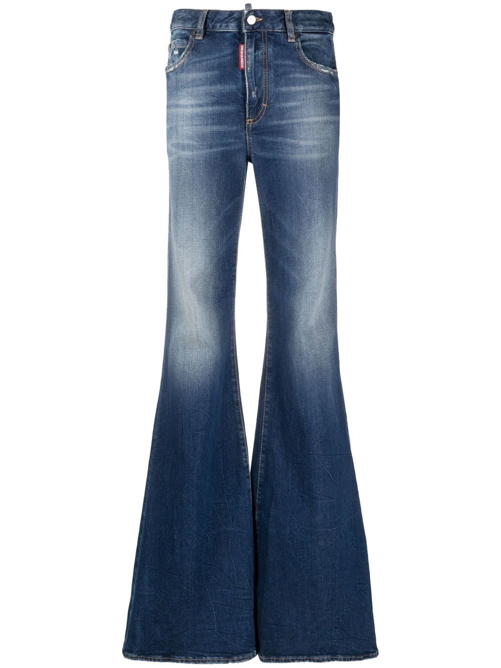 Image 1 of Dsquared2 flared denim jeans