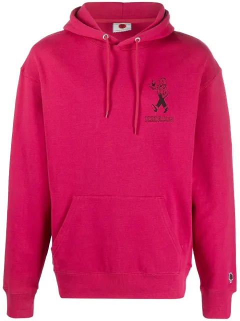 ICECREAM logo print cotton hoodie