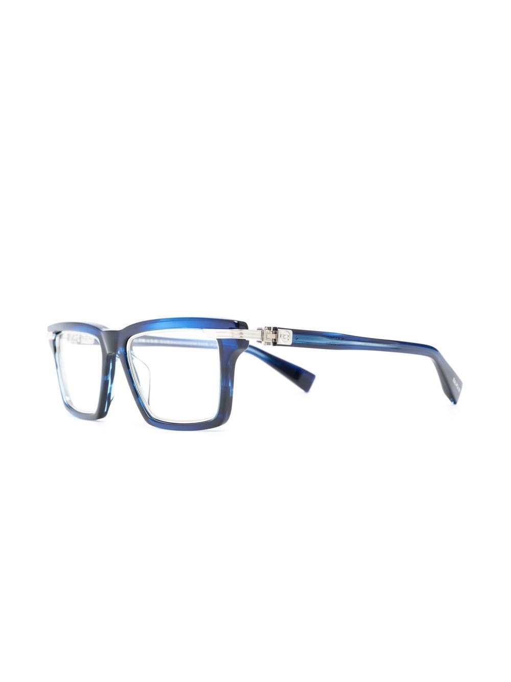 Balmain Eyewear Bril met vierkant montuur - Blauw