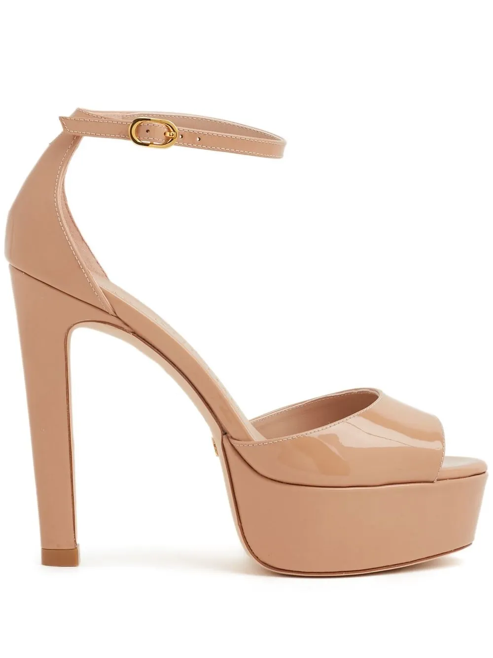 

Stuart Weitzman 130mm platform-sole ankle-strap sandals - Neutrals