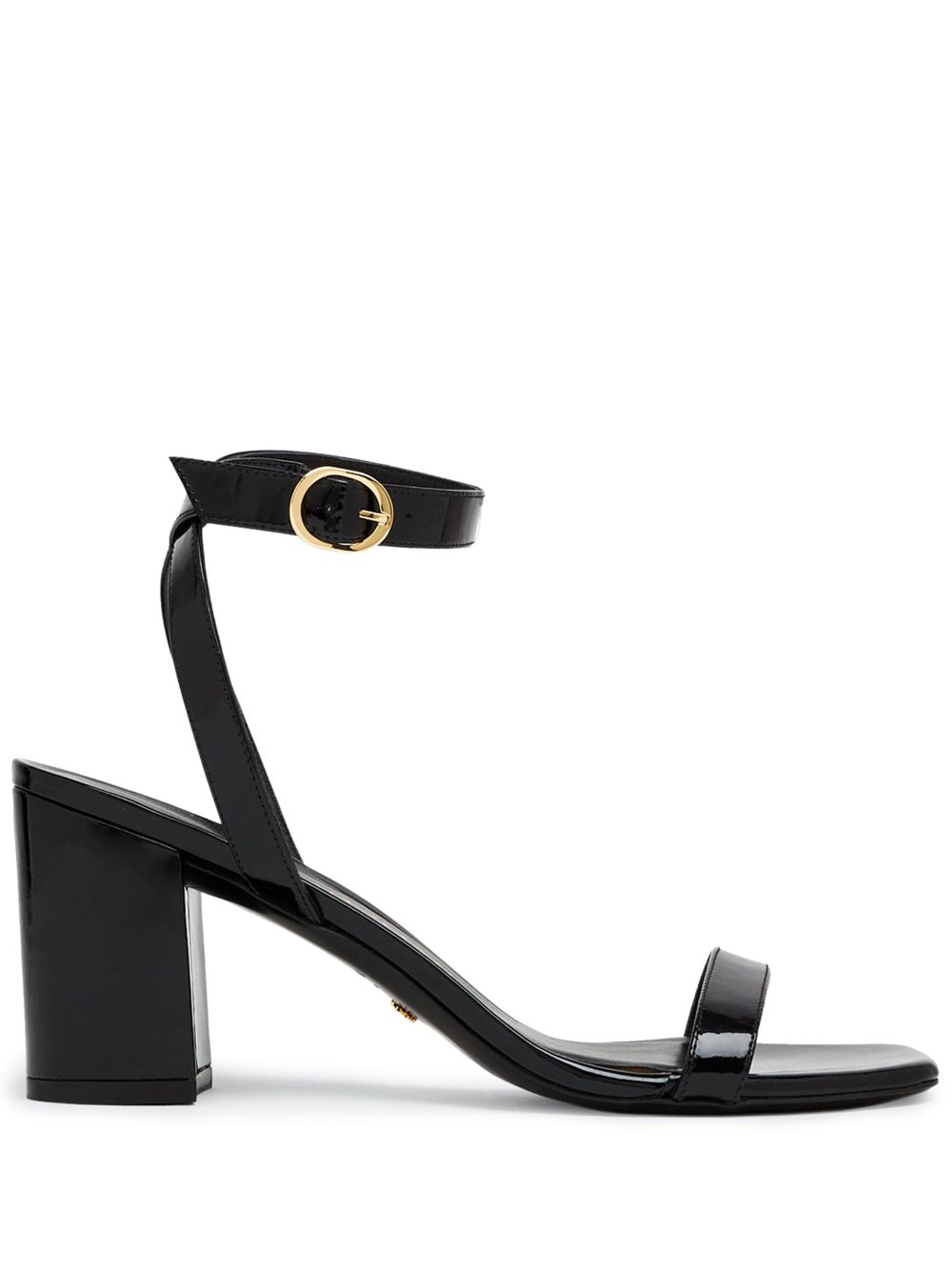 STUART WEITZMAN OPEN-TOE LEATHER SANDALS