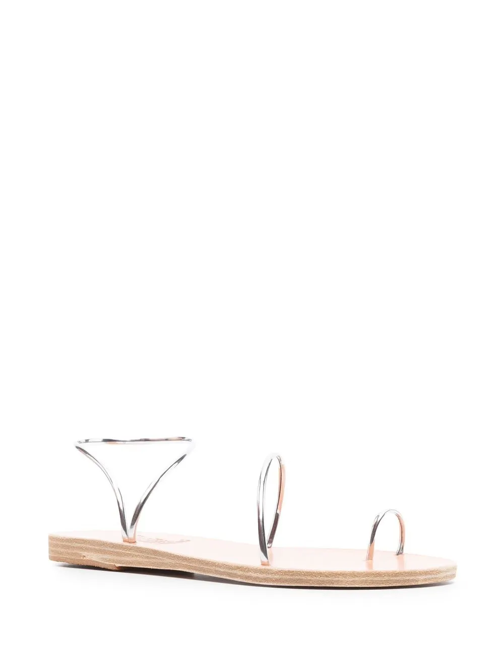 

Ancient Greek Sandals sandalias Chora - Plateado