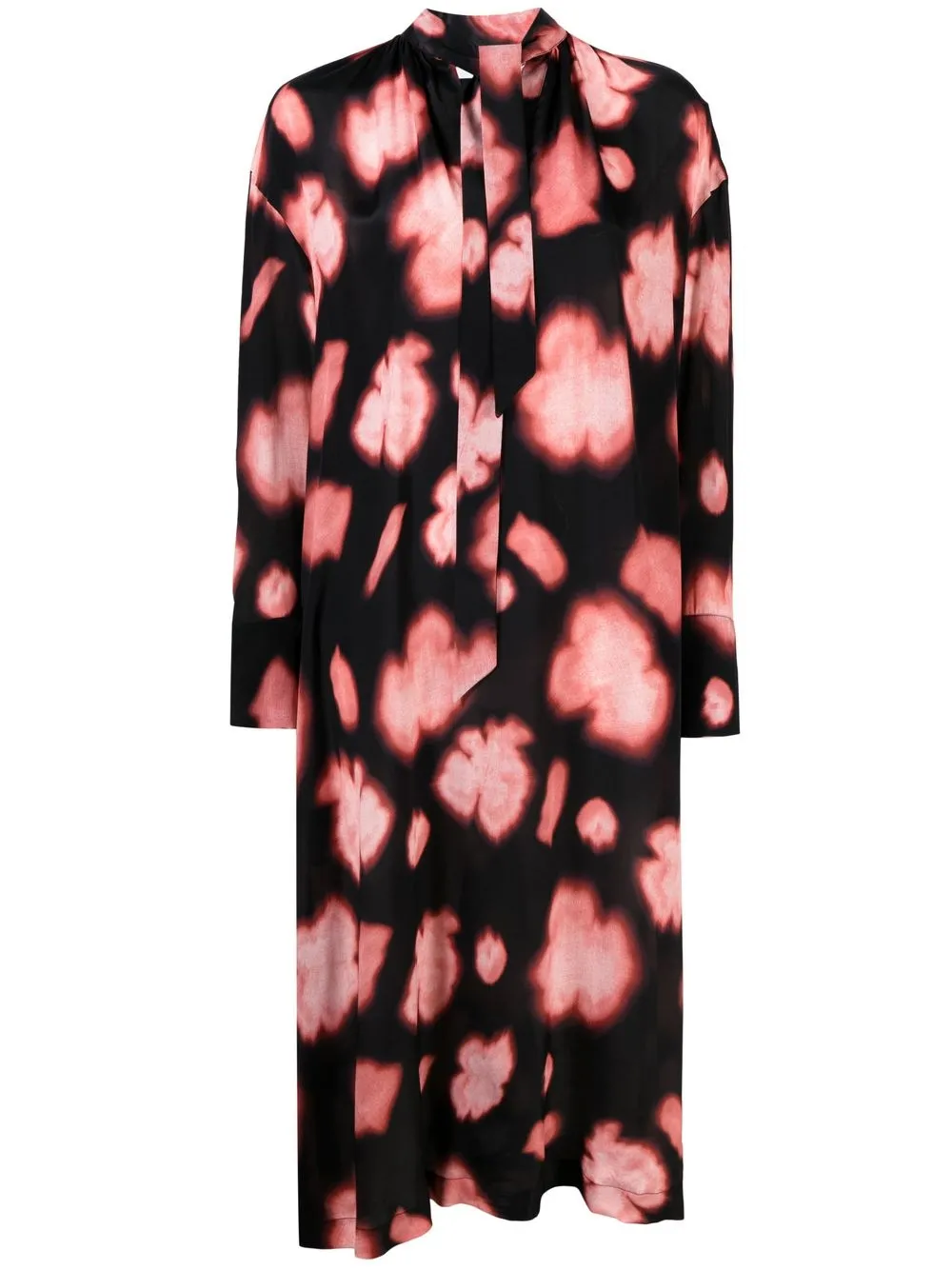 Christian Wijnants Printed Midi Dress In Pink