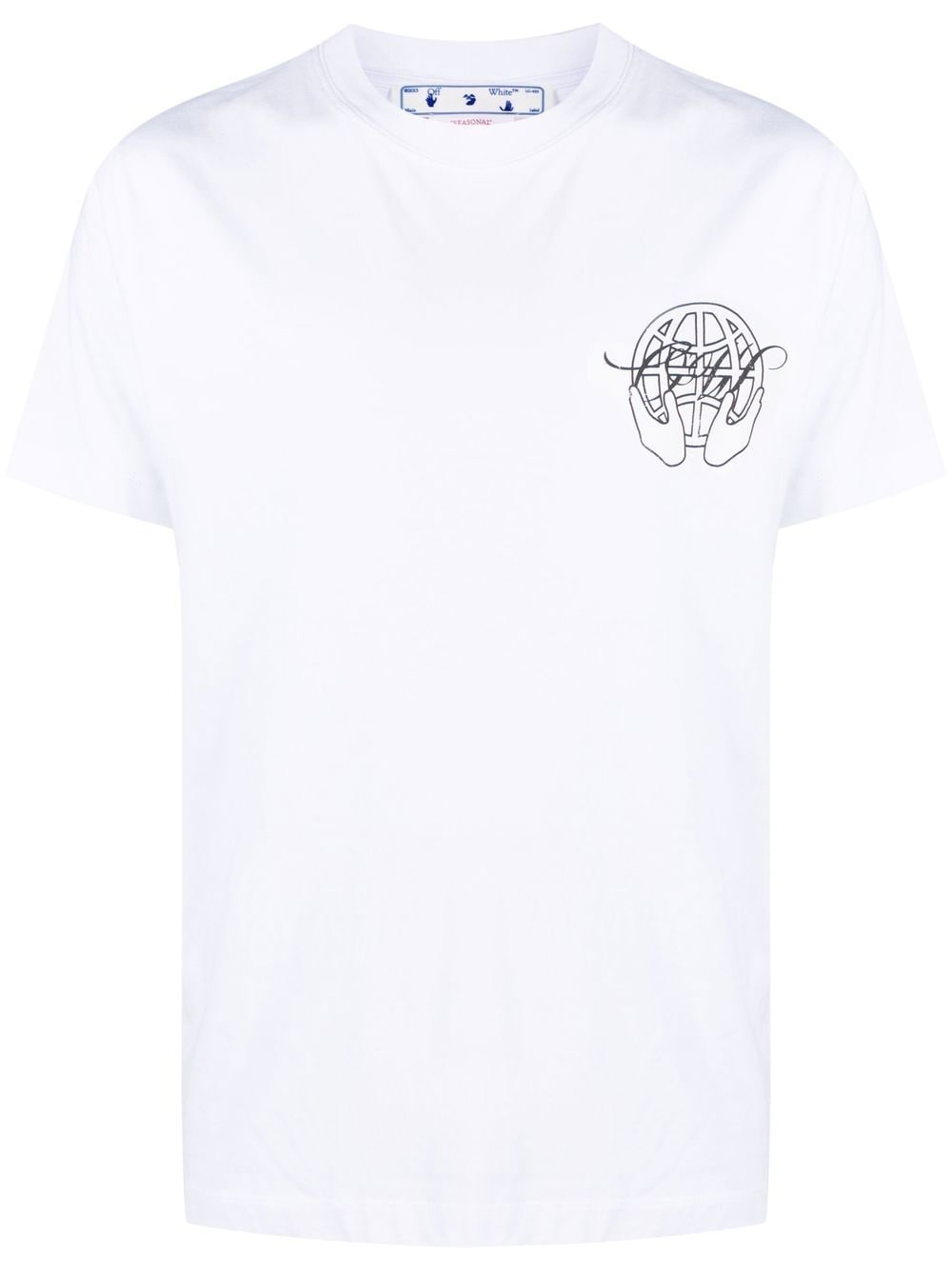 Off-White Hand Arrow-print Cotton T-shirt - Farfetch