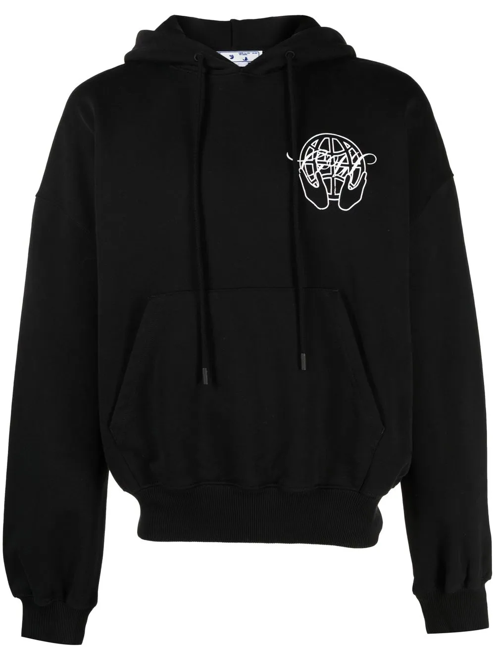 

Off-White Arrows long-sleeve hoodie - Black