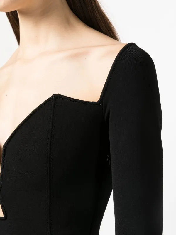 【Roland Mouret】Vネックミディドレス Roland Mouret V-neck midi dress Roland Mouret