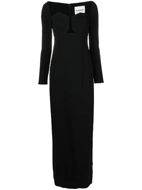 roland mouret evening dresses roland mouret CAPE SLEEVE EMBELLISHED GOWN $2050 SZ US 4 UK 8