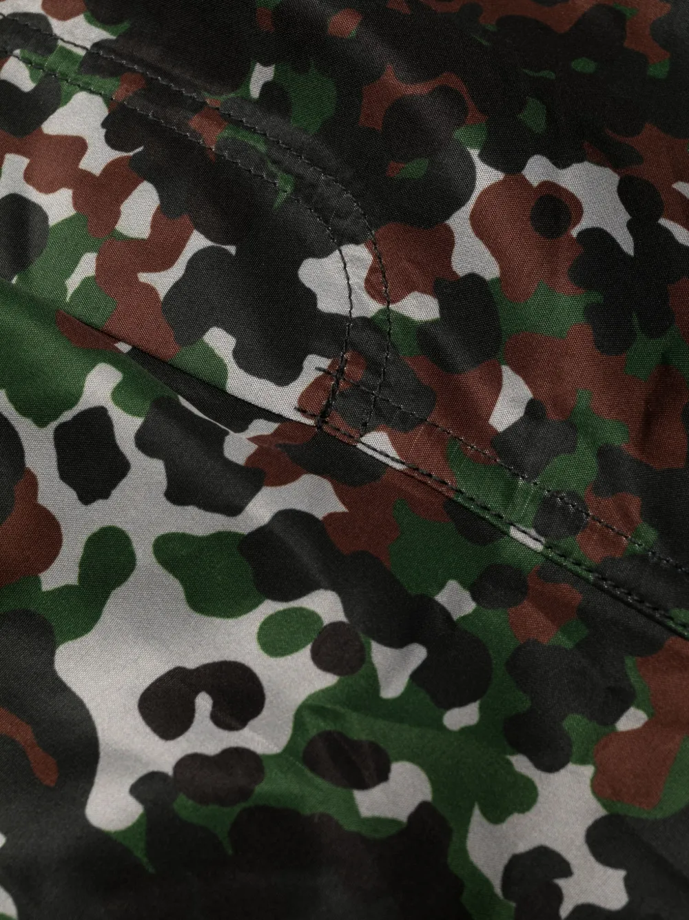 Shop Dsquared2 Camouflage-print Swim Shorts In Green