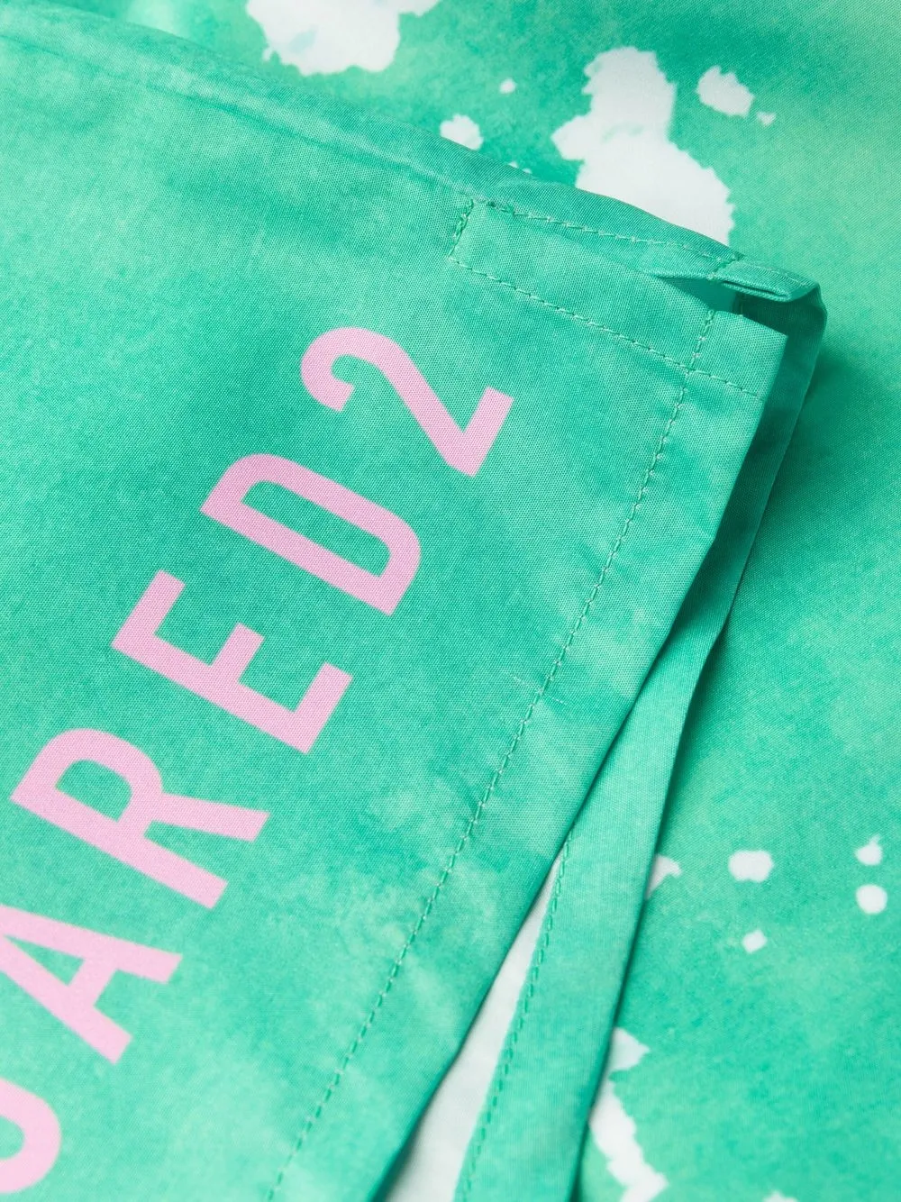 Dsquared2 Logo-print Swim Shorts In Green