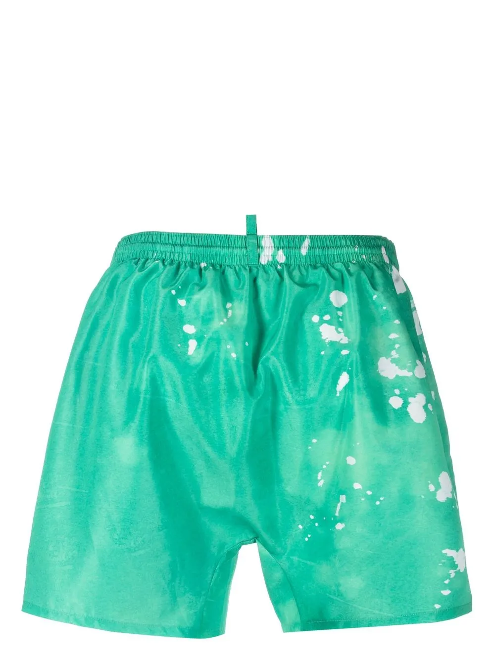 Dsquared2 Zwembroek met logoprint - Groen