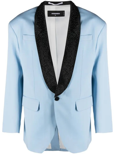 DSQUARED2 blazer con botones y detalles de cristal