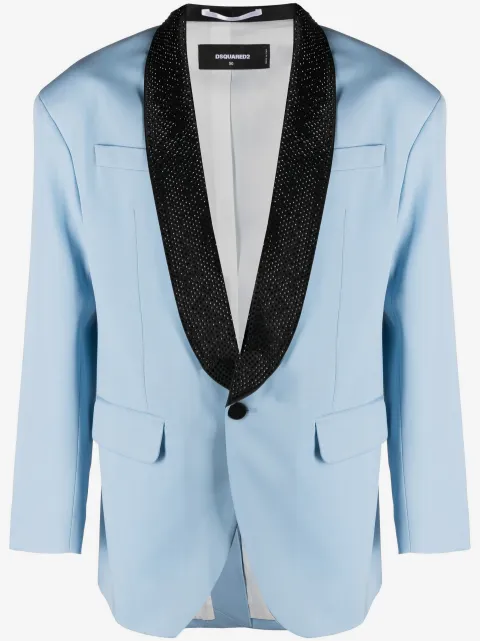 DSQUARED2 crystal-embellished single-breasted blazer