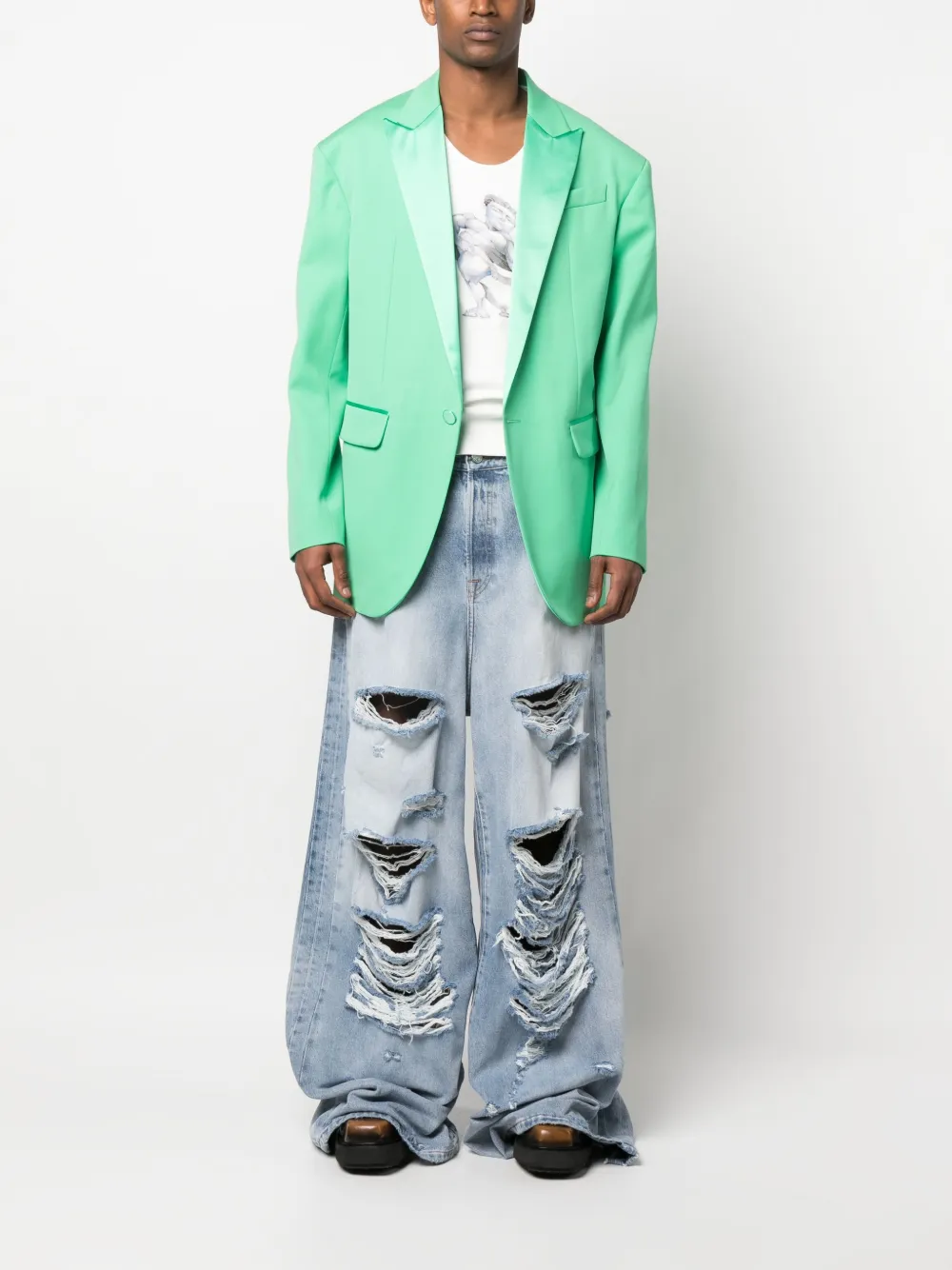 Dsquared2 Zijden blazer - Groen