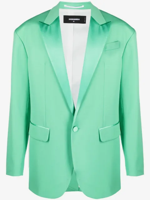 DSQUARED2 single-breasted silk blazer